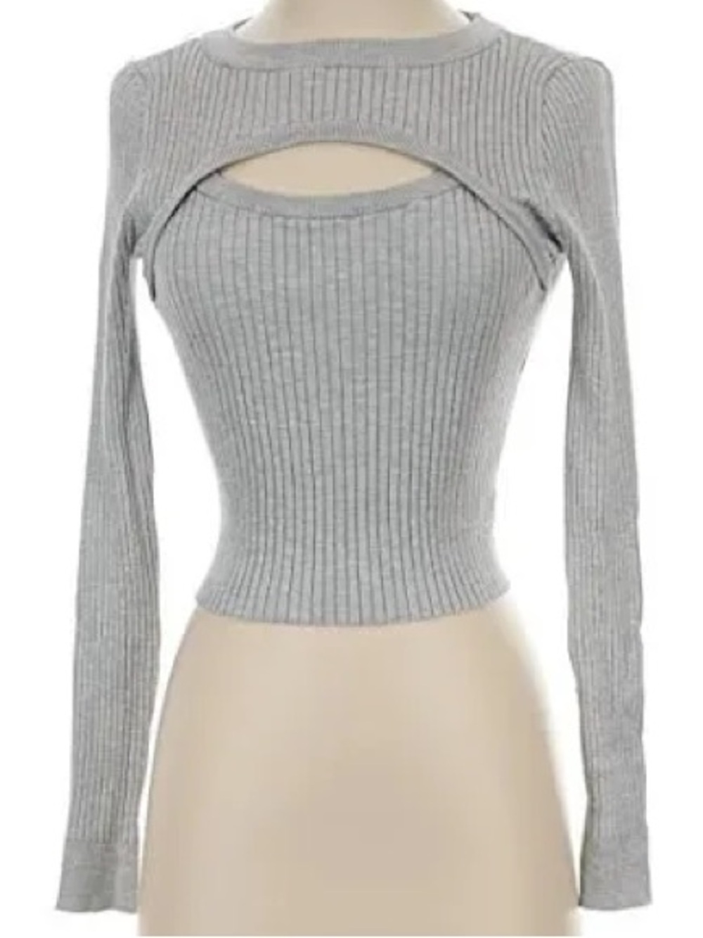 Olive & Oak ribbed long-sleeve sweater - Picture 2 of 5